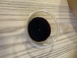 Soy sauce  at TOFU Girona in Girona
