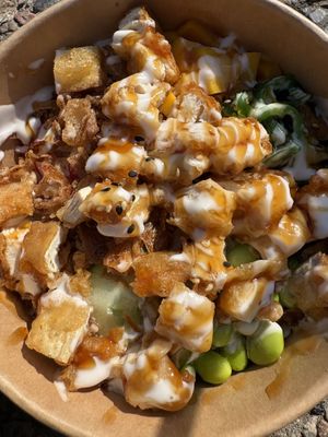 Tofu poke bowl  at TOFU Girona in Girona