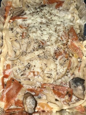 Fettuccine Carbonara   at Razzi's Pizzeria - Greenwood Ave in Seattle