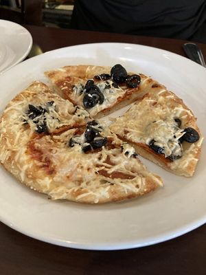 Mini vegan pizza  at Razzi's Pizzeria - Greenwood Ave in Seattle