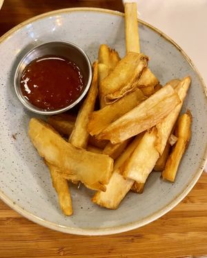 Yuca fries  at LaVietnamita in Barcelona