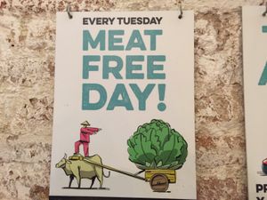 Meat free day! at LaVietnamita in Barcelona