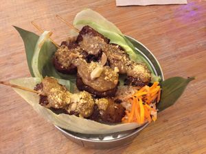 Seitan Satay 😍 at LaVietnamita in Barcelona