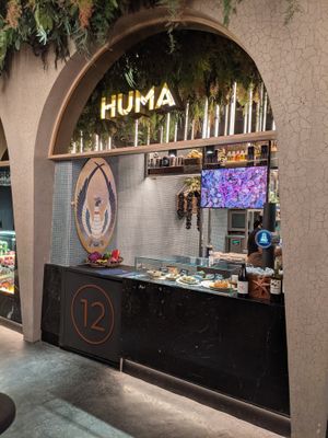 stall at the food court at Huma in Madrid