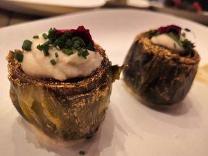 Alcachofas (3 o 6 unidades) at Huma in Madrid