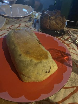 Beef Wellington for Xmas  at Ovni Vegano in Porto Alegre