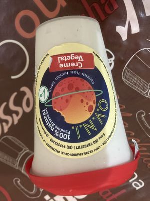 Cheese spread  at Ovni Vegano in Porto Alegre