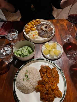 Mushroom stew + pickles (vegan) at The Rosemary in South East London