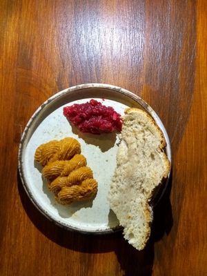 Complimentary appetiser at The Rosemary in South East London