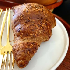 croissant at Vegan Mama in Seoul