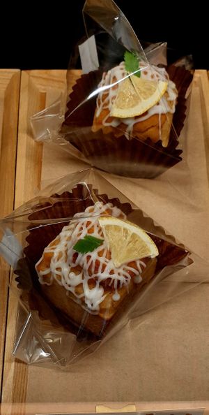 lemon pound at Vegan Mama in Seoul