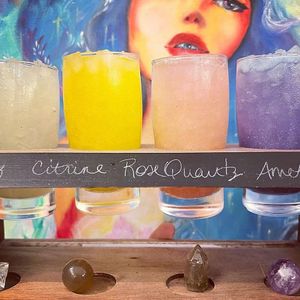 Light Flight
Lemonade flight with Traditional, Lilikoi, Rose and Lavender at Nector Cafe in Hilo