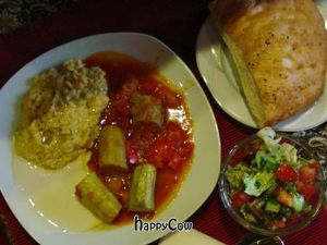 A daily special - cheap and delicious at Kardamom in Vienna