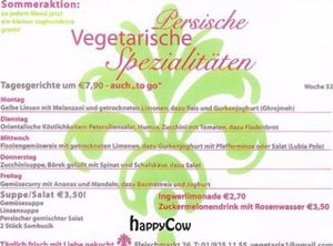 Daily menus, week 32/2012. at Kardamom in Vienna