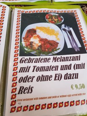 Menu is very easy to read. at Kardamom in Vienna