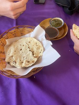 Poppadoms   at Kohinoor in Krabi