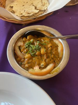 Chana masala  at Kohinoor in Krabi