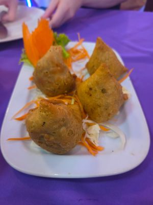 Samosas at Kohinoor in Krabi