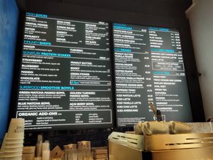 Menu, May 2022 at White Pine - Seven Dials in London