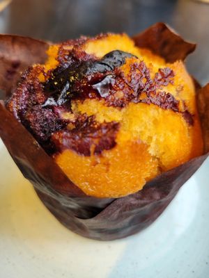 Lemon blueberry muffin at White Pine - Seven Dials in London