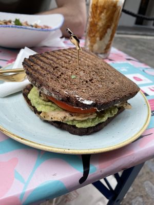 Chick*n pesto sandwich  at White Pine - Seven Dials in London