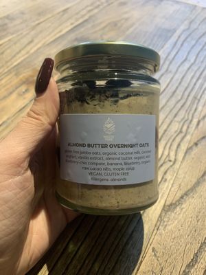 Overnight oats   at White Pine - Seven Dials in London