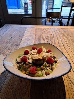 Green Matcha Mango Smoothie Bowl at White Pine - Seven Dials in London