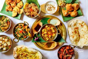 Indian dishes from North 
 at Indian Restaurant Taj Palace in Zurich