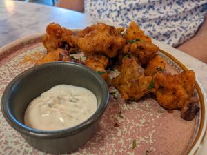 Cauliflower wings starter at The Furnace in Sheffield