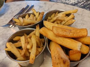 Fries and chunky chips at The Furnace in Sheffield