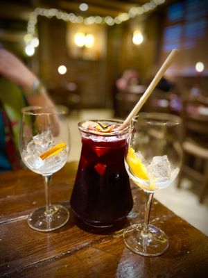 Sangria  at The Old Yard Tapas Bar in Darlington