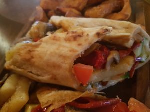 Gyros at The Old Yard Tapas Bar in Darlington