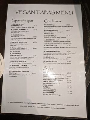  at The Old Yard Tapas Bar in Darlington