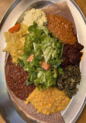   at Messob Ethiopian Restaurant in Oakland