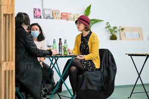 Our interior terrace at A Parva in A Coruna