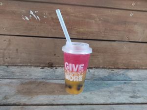 b-bubble sunrise at B-Fresh - Ben Yehuda in Jerusalem