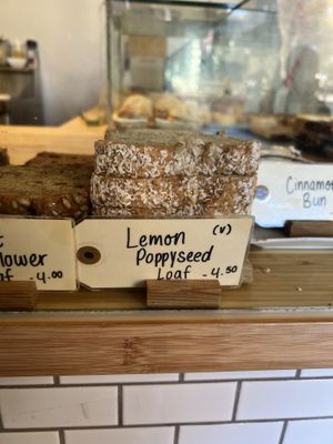 Lemon Poppyseed Loaf  at Milano in Victoria