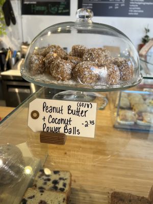Peanut Butter and Coconut Power Balls   at Milano in Victoria