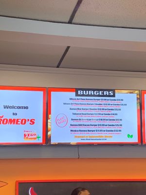  at Romeo's Vegan Burgers in Charlotte