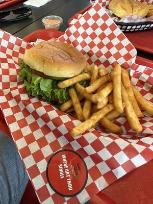   at Romeo's Vegan Burgers in Charlotte