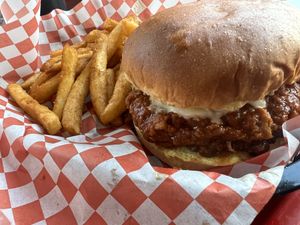   at Romeo's Vegan Burgers in Charlotte