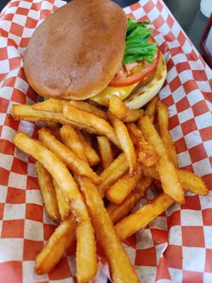 Buffalo chicken at Romeo's Vegan Burgers in Charlotte