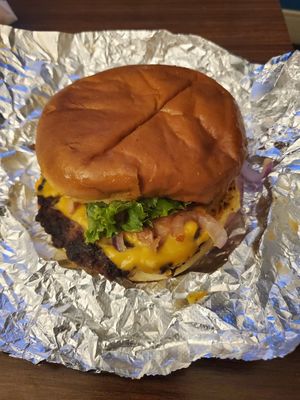 All American Burger at Romeo's Vegan Burgers in Charlotte