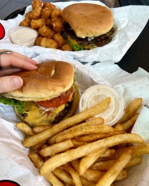   at Romeo's Vegan Burgers in Charlotte