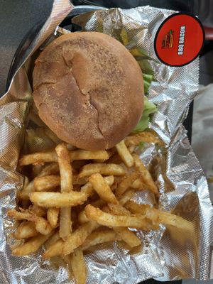   at Romeo's Vegan Burgers in Charlotte