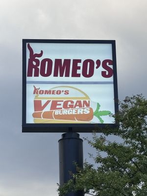   at Romeo's Vegan Burgers in Charlotte
