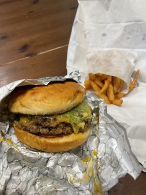 Romeo mac burger combo   at Romeo's Vegan Burgers in Charlotte