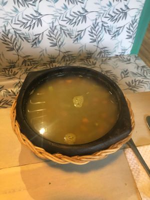 Quinoa soep at Serendipia Encuentro in Salento