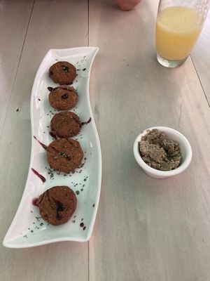 Falafel  at Serendipia Encuentro in Salento