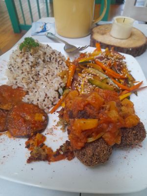 Quinoa balls were amazing at Serendipia Encuentro in Salento